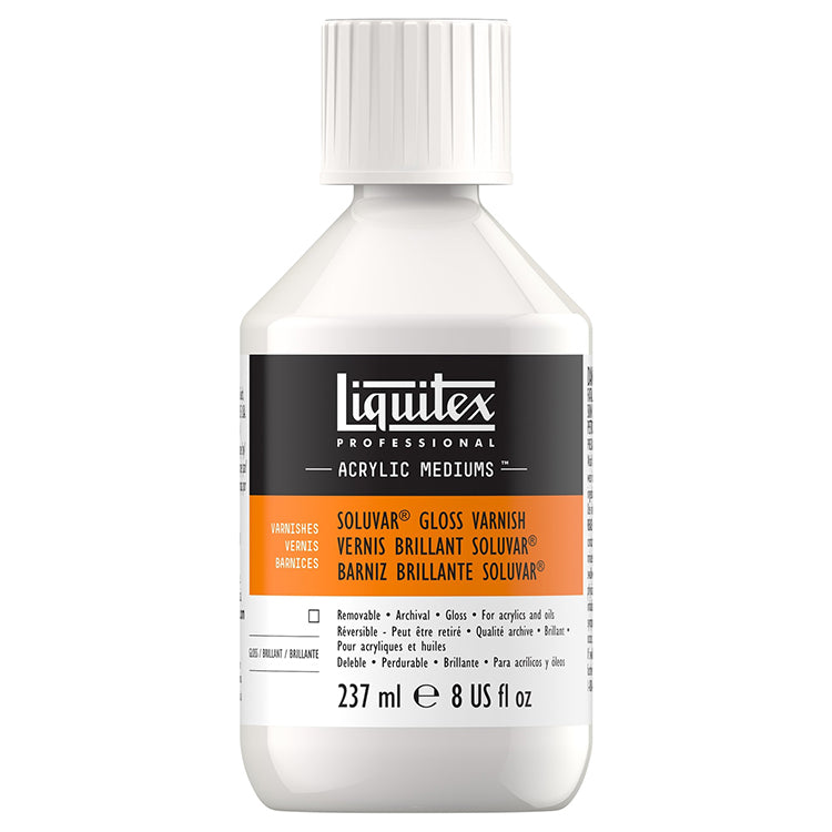 Liquitex Soluvar Gloss Picture Varnish 8oz