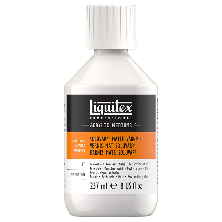 Liquitex Soluvar Matte Picture Varnish 8 oz