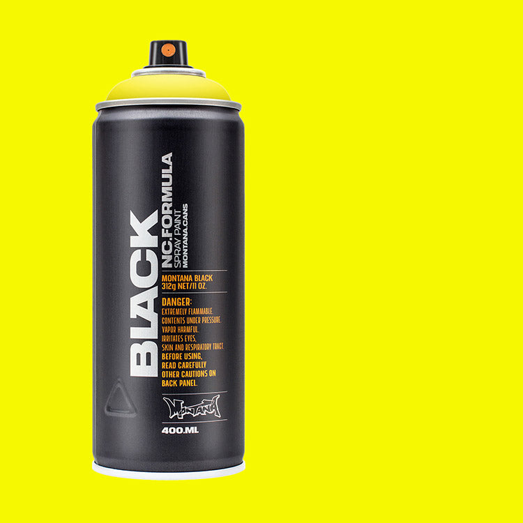 Montana Black Spray Paint True Yellow ⚠️