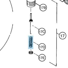 Iwata Air Valve Spring