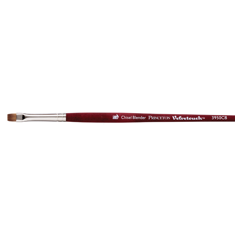 Princeton Velvetouch Brush Mixed Media Chisel Blender 2