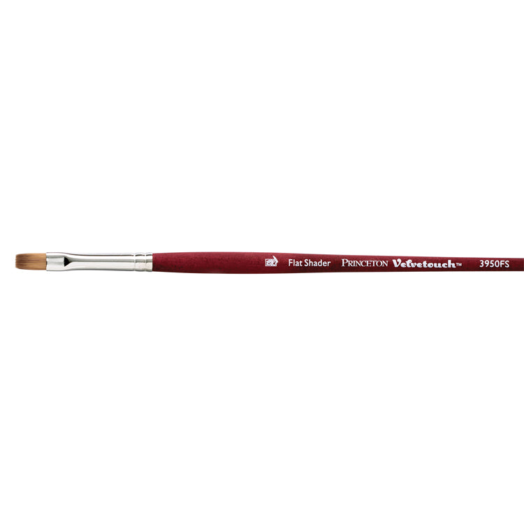 Princeton Velvetouch Brush Mixed Media Flat Shader 4