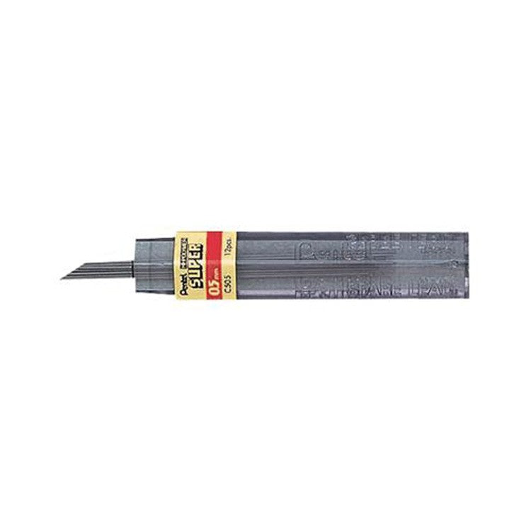 Pentel Mechanical Pencil Lead .5mm 3H 12 Pack