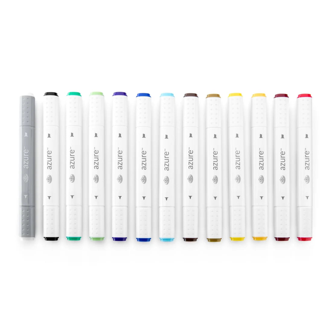 Royal & Langnickel Azure Dual-Tip Alcohol Markers 13PC BASIC COLOR SET