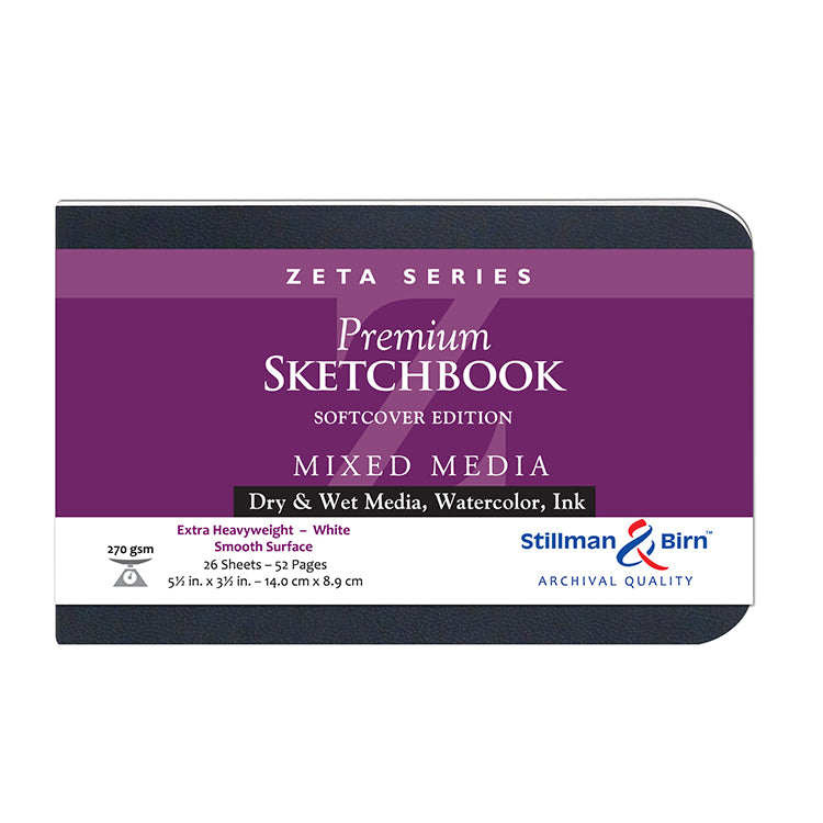 Stillman & Birn Zeta Softcover Sketchbook 5.5x3.5