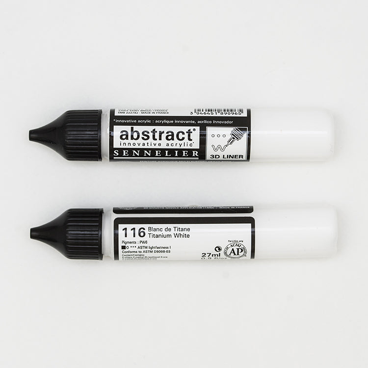 Sennelier Abstract Acrylic Liner 27ml Titanium White