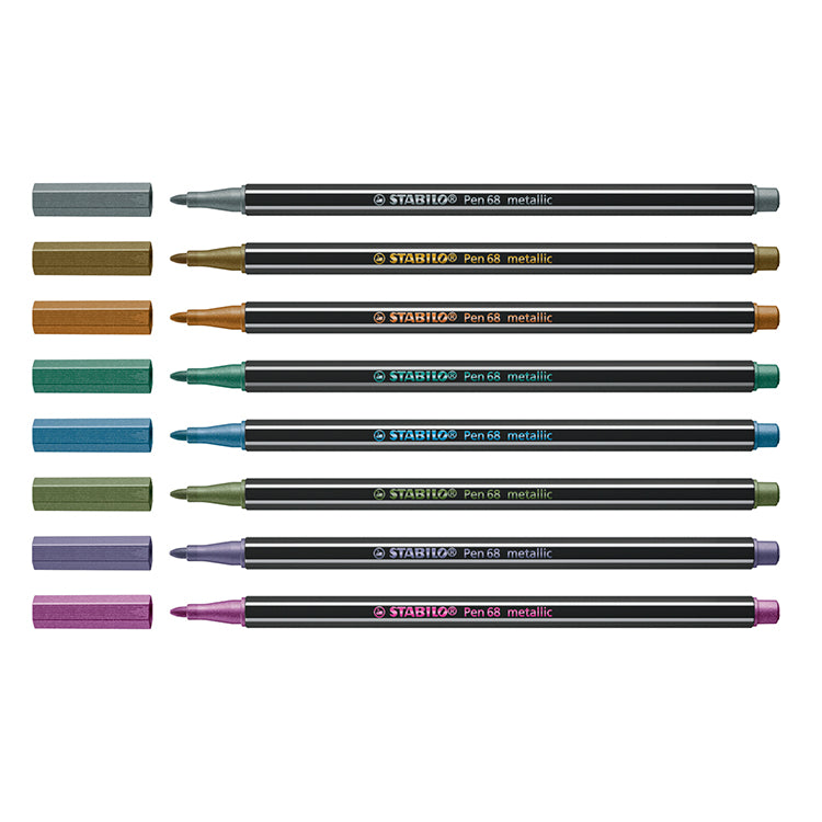 Stabilo Pen 68 Metallic Set 8-Colors