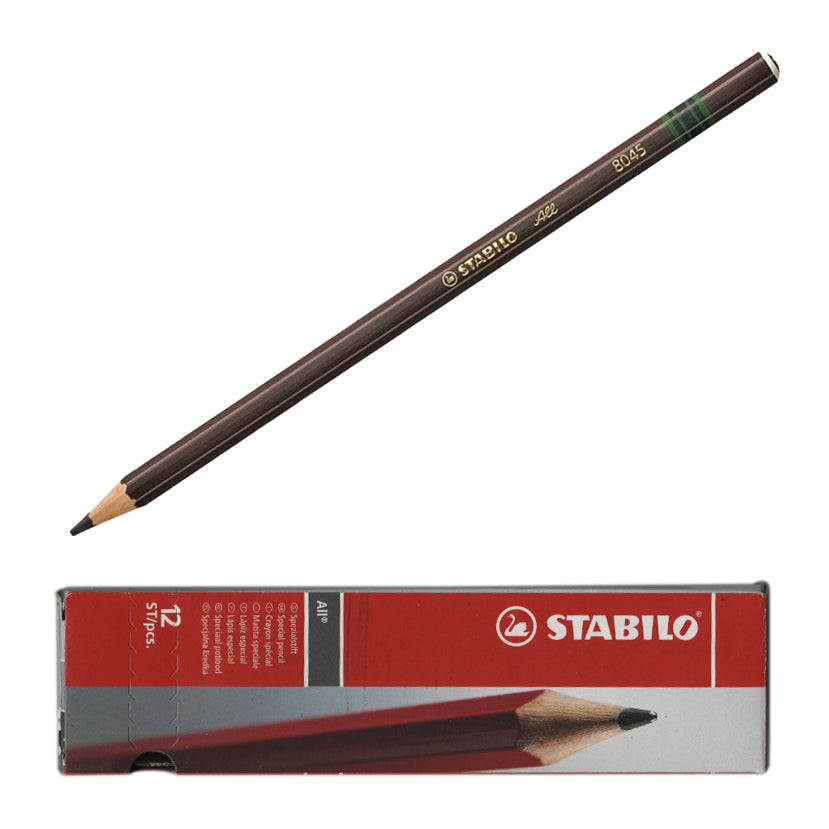 Stabilo All Pencil 8045 Brown 12 Pack