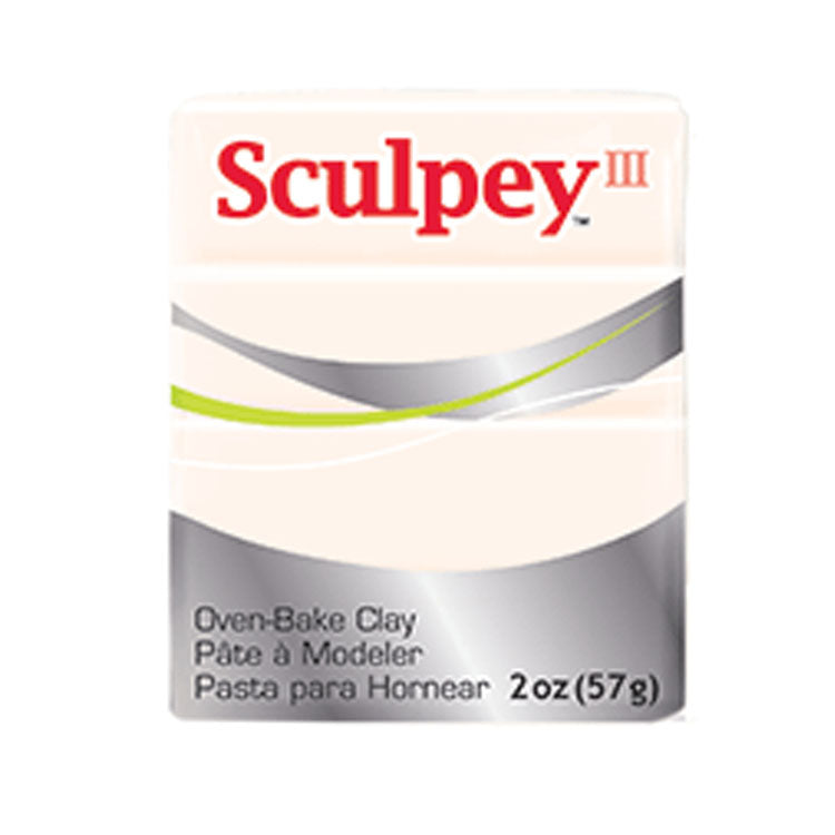 Sculpy III Polymer Clay 2oz Translucent