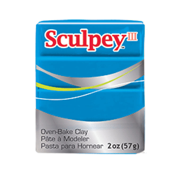 Sculpy III Polymer Clay 2oz Turquoise
