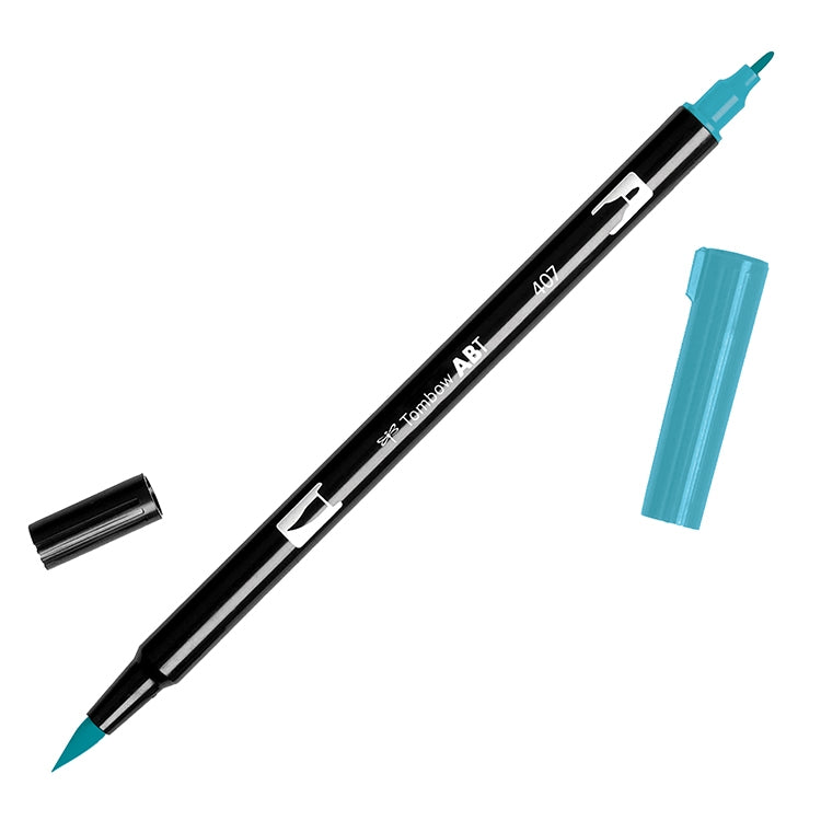 Tombow Dual Brush Marker Tiki Teal 407
