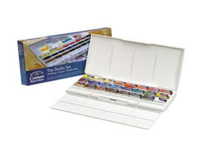 Winsor Newton Cotman Watercolor 24 Color Whole Pan Set