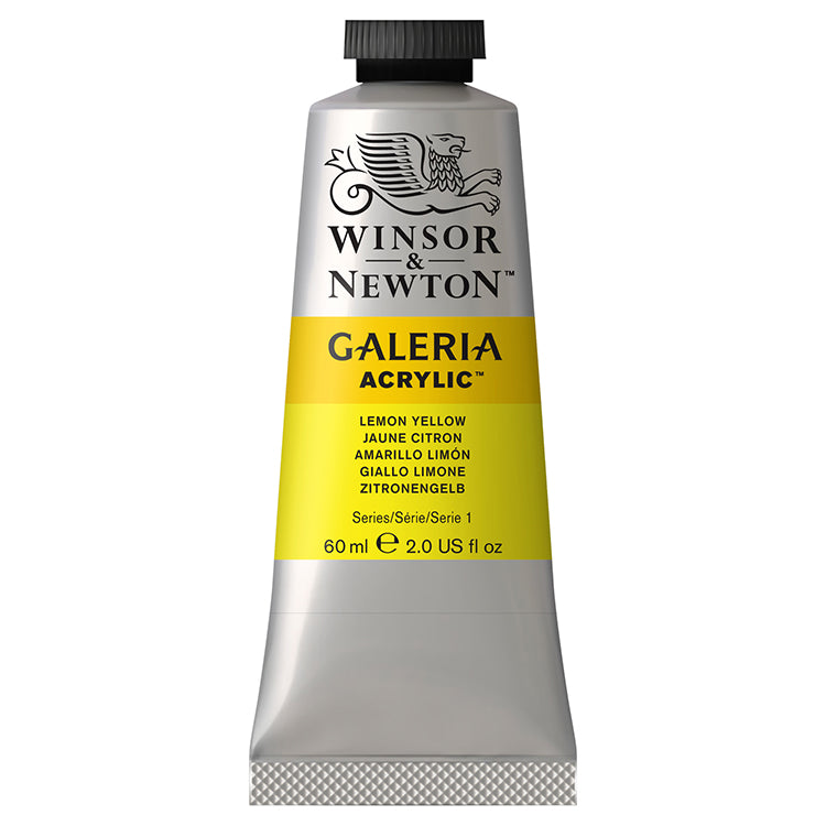 Winsor Newton Galeria Acrylic Lemon Yellow 60ml