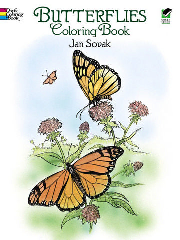 BUTTERFLIES COLORING BOOK