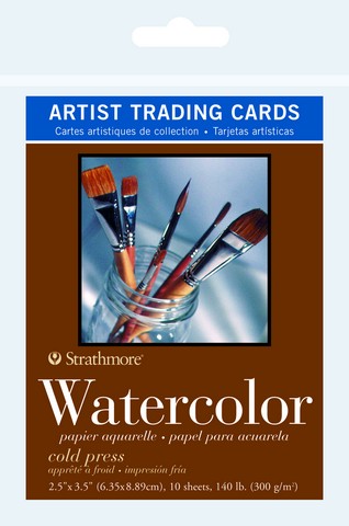Artist Trading Cards 2.5x3.5 Watercolor