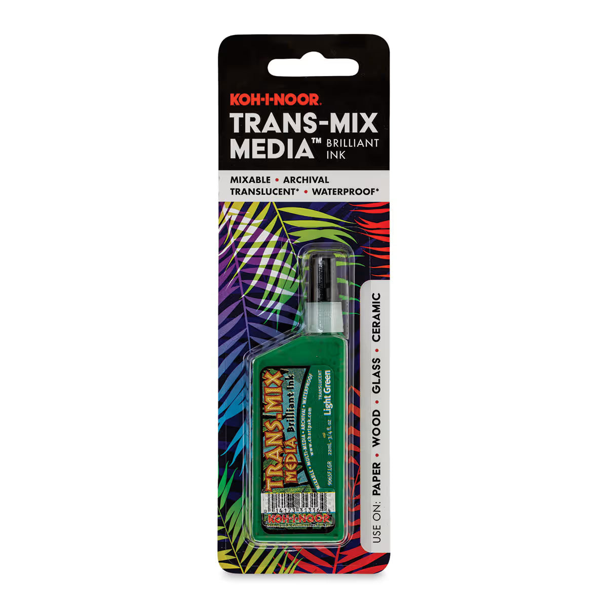 Koh-I-Noor Transmix Ink 3/4 oz Light Green Carded