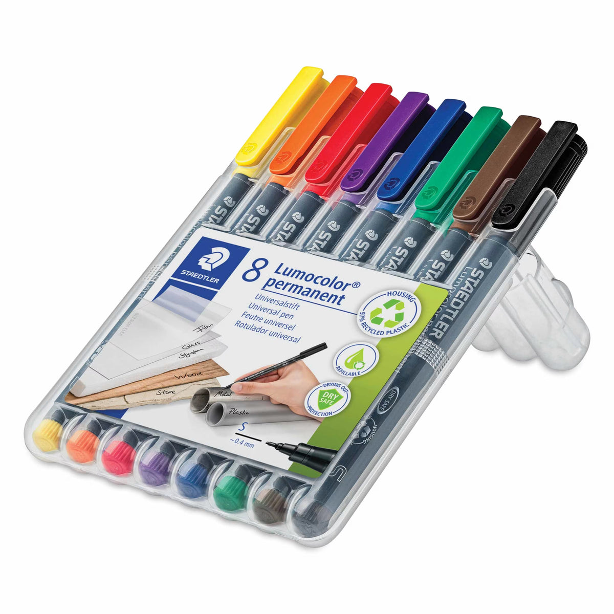 Staedtler Lumocolor Superfine Tip 8 Piece Set