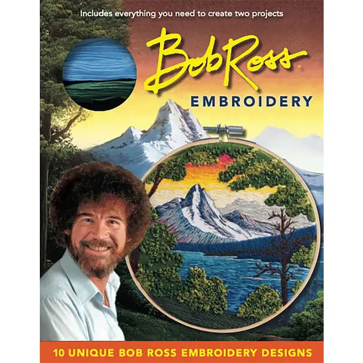Bob Ross Embroidery By Deborah Wilding