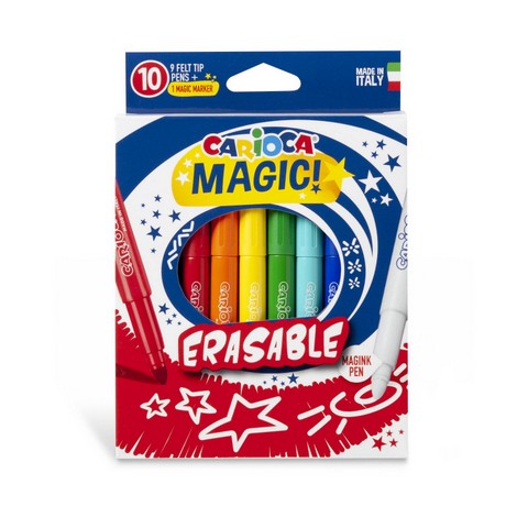Carioca Magic Erasable Felt Tip Pens - 10PCS