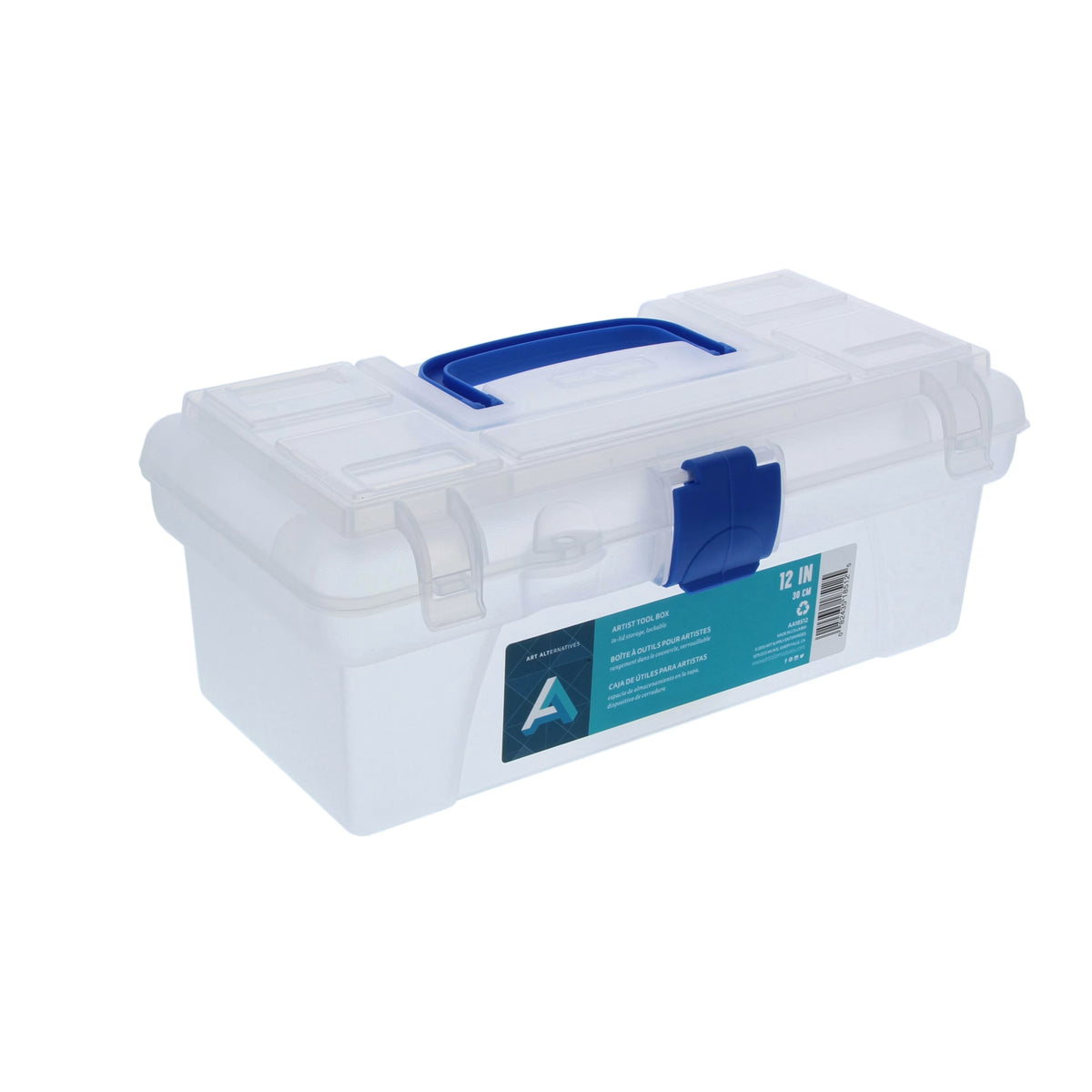 AA  Artist Tool Box - 12" Clear