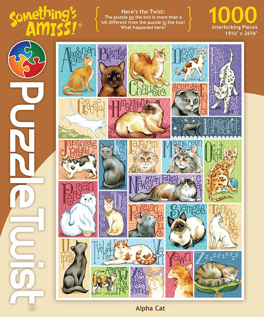 Alpha Cat: 1,000 Piece Puzzle