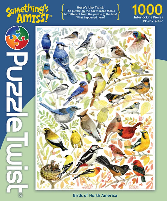 Birds of North America: 1,000 Piece Puzzle