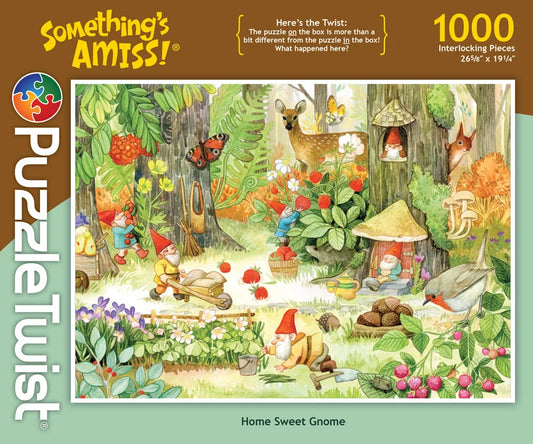 Home Sweet Gnome: 1,000 Piece Puzzle