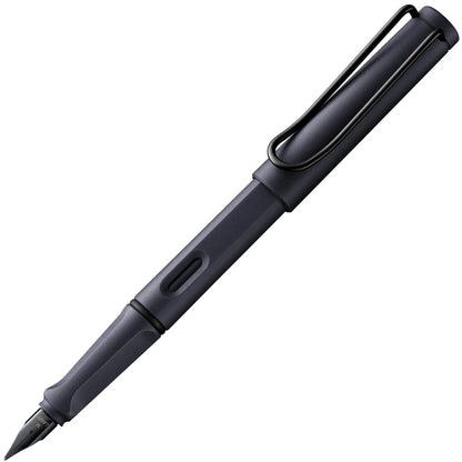 Lamy Safari Fountain Pen Steel Black Medium