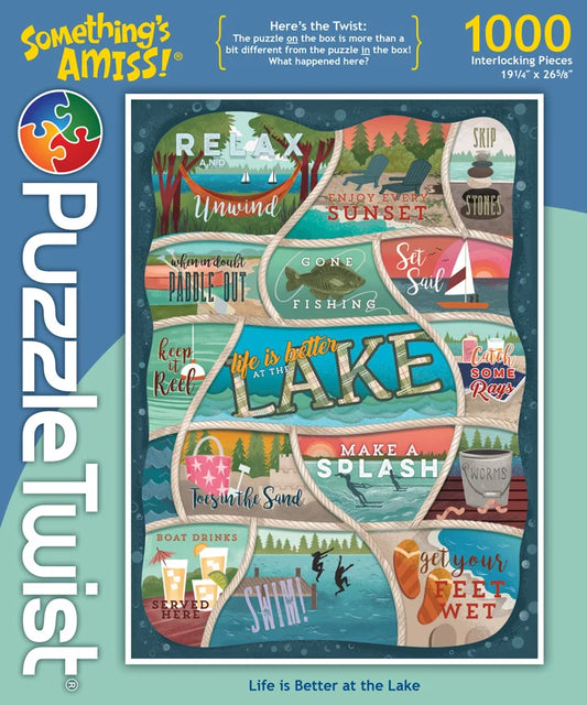 Life is Better at the Lake: 1,000 Piece Puzzle