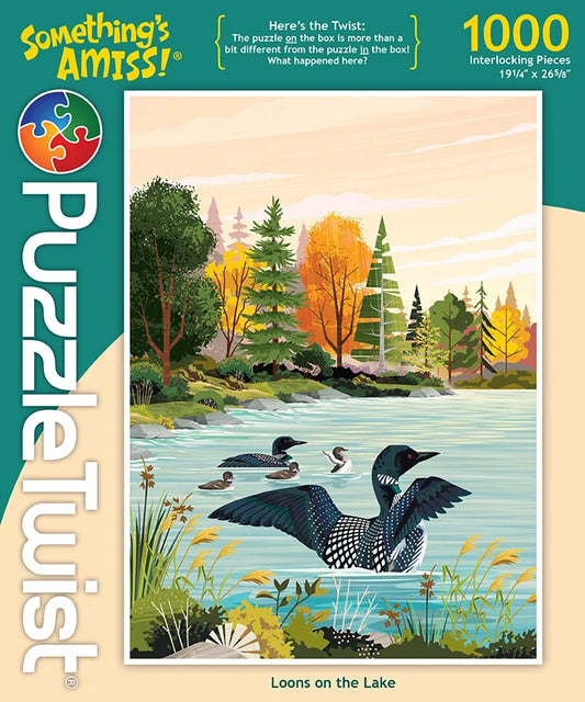 Loons on the Lake: 1,000 Piece Puzzle