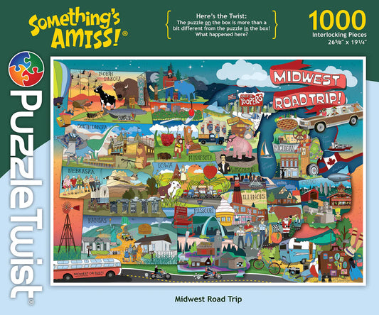 Midwest Road Trip: 1,000 Piece Puzzle