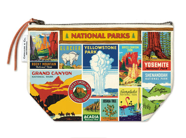 Cavallini Vintage Pouch National Parks