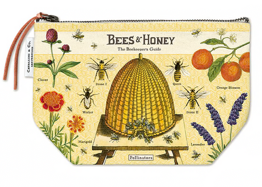 Cavallini Vintage Pouch Bees & Honey