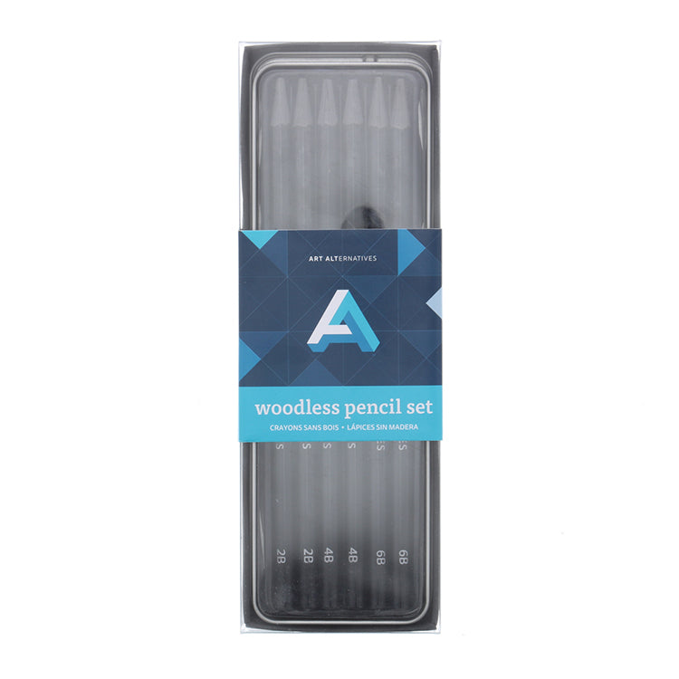 Art Alternatives Woodless Graphite Pencil Art Tin Set