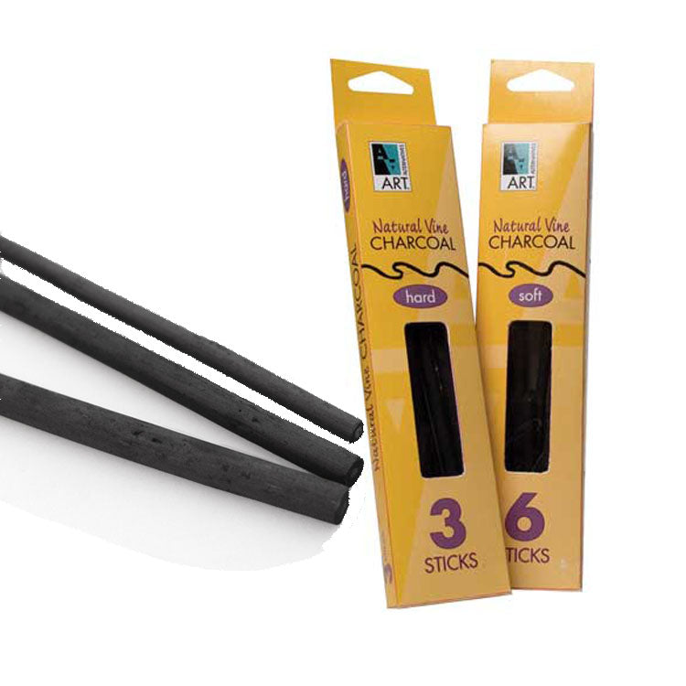 Art Alternatives Vine Charcoal Thin Soft 6 Pack