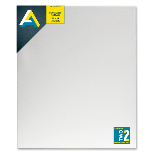Economy Cotton Canvas 20x24 2 Pack 5/8in Profile