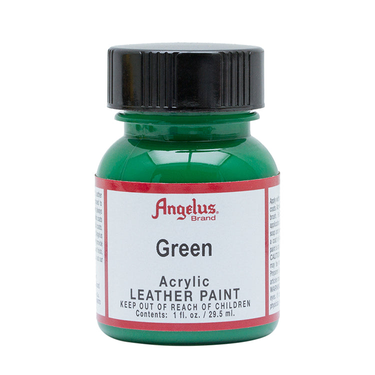 Angelus Leather Paint Green 1oz Bottle