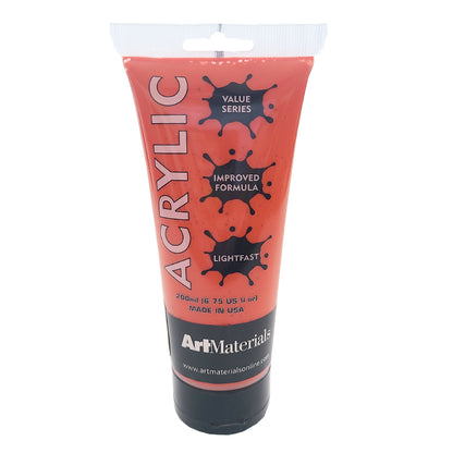 Art Materials Acrylic 200ml Cadmium Red Light Hue
