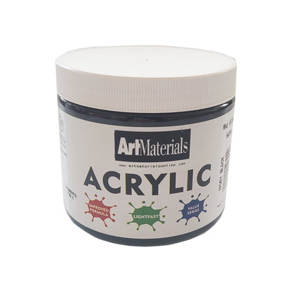 Art Materials Acrylic 16oz Ivory Black