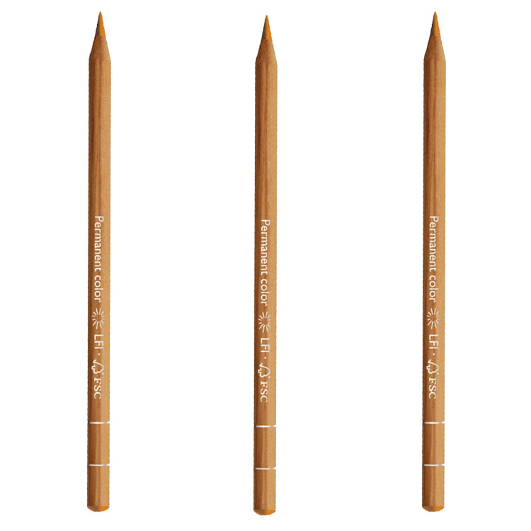 Caran d'Ache Luminance Pencil Raw Sienna Box of 3