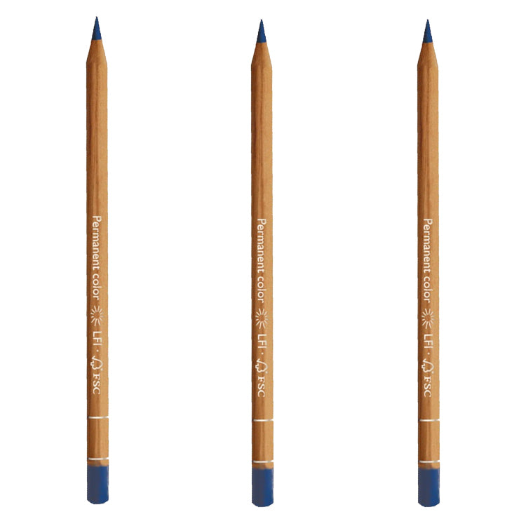 Caran d'Ache Luminance Pencil Ice Blue Box of 3