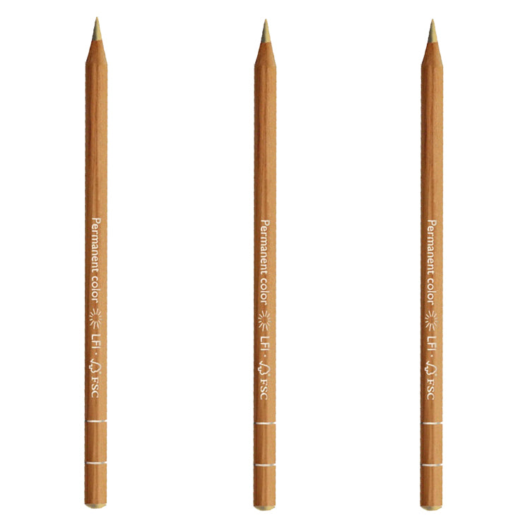 Caran d'Ache Luminance Pencil Olive Brown 10% Box of 3