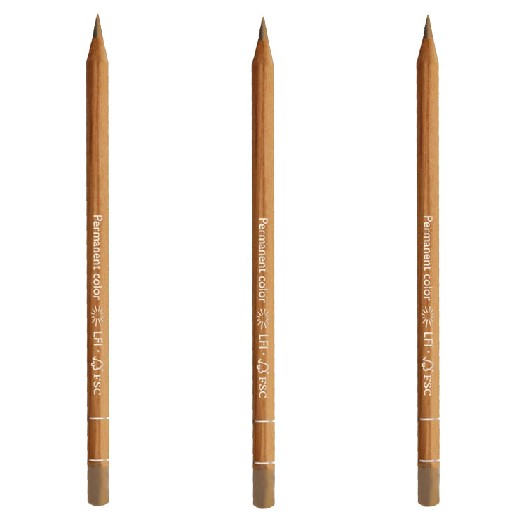 Caran d'Ache Luminance Pencil Olive Brown 50% Box of 3