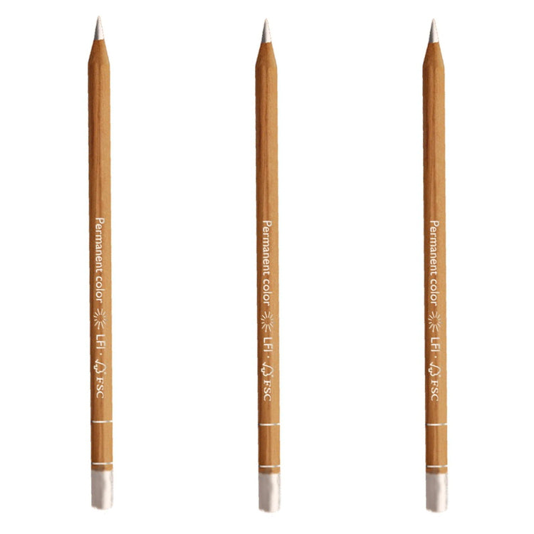 Caran d'Ache Luminance Pencil Buff Titanium Box of 3