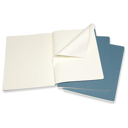 Moleskine Cahier Brisk Blue Plain 7.5x10