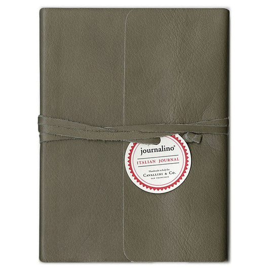 Journalino Slim 5x7 Grey Leather Journal