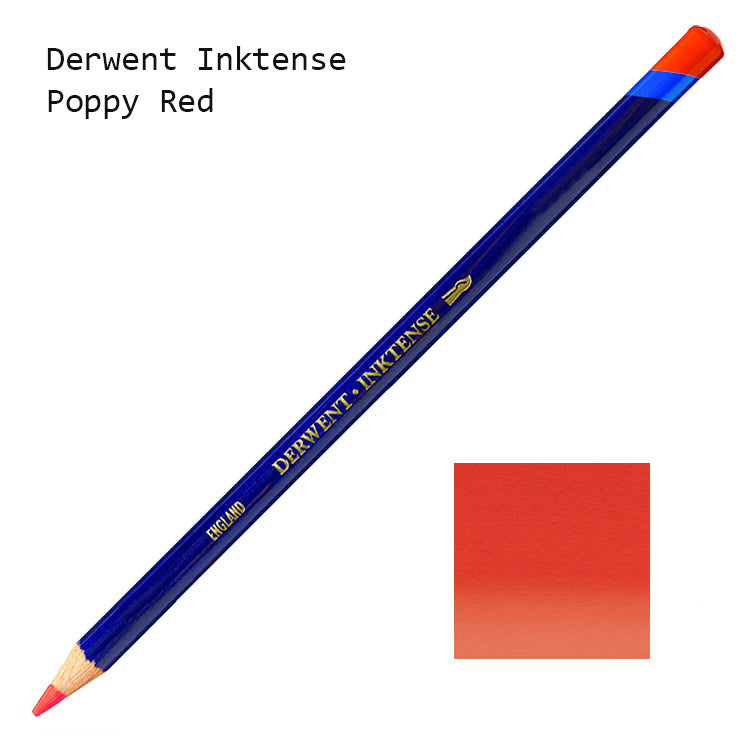 Derwent Inktense Pencil Poppy Red