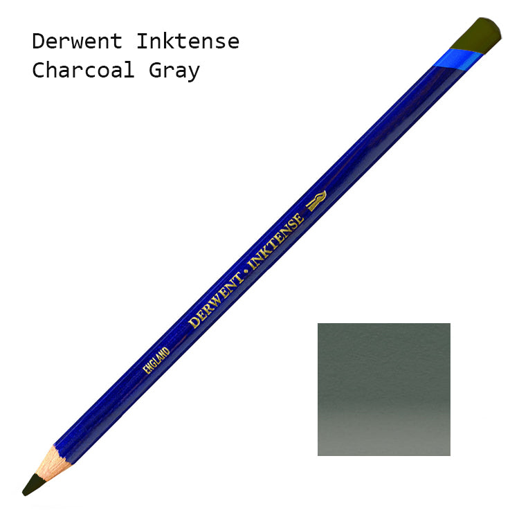 Derwent Inktense Pencil Charcoal Grey