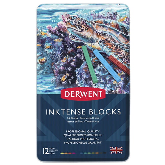 Derwent Inktense Blocks Set of 12 Tin