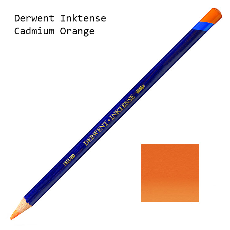 Derwent Inktense Pencil Cadmium Orange